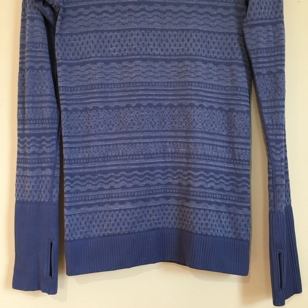 Lululemon Rest Less Gatsby Blue Long Sleeve Hoodie
